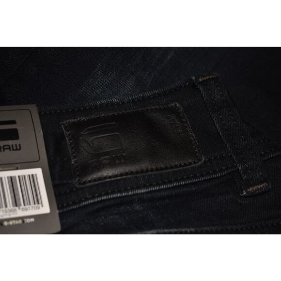 G-STAR RAW NEW $160 Midge Saddle Mid Rise Straight Jean Stretch Denim Size 24 - Picture 3 of 4